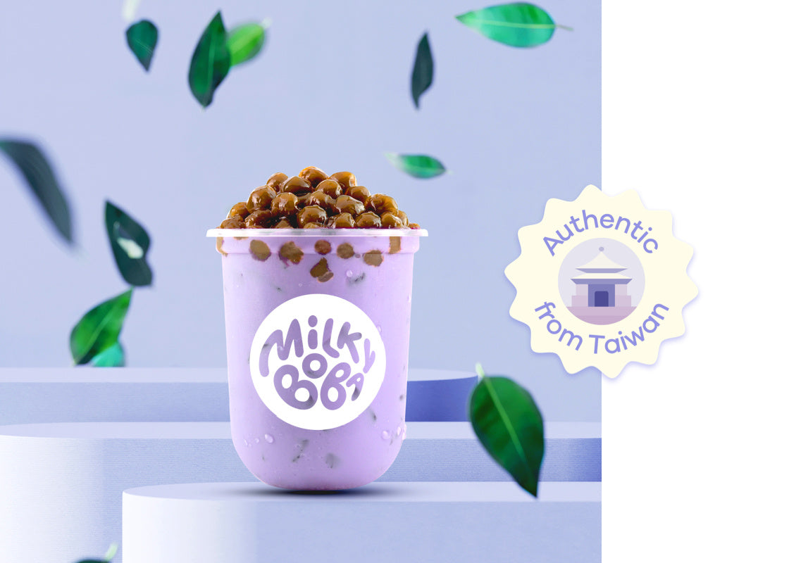 Tasty Grape Flavour Boba Tea