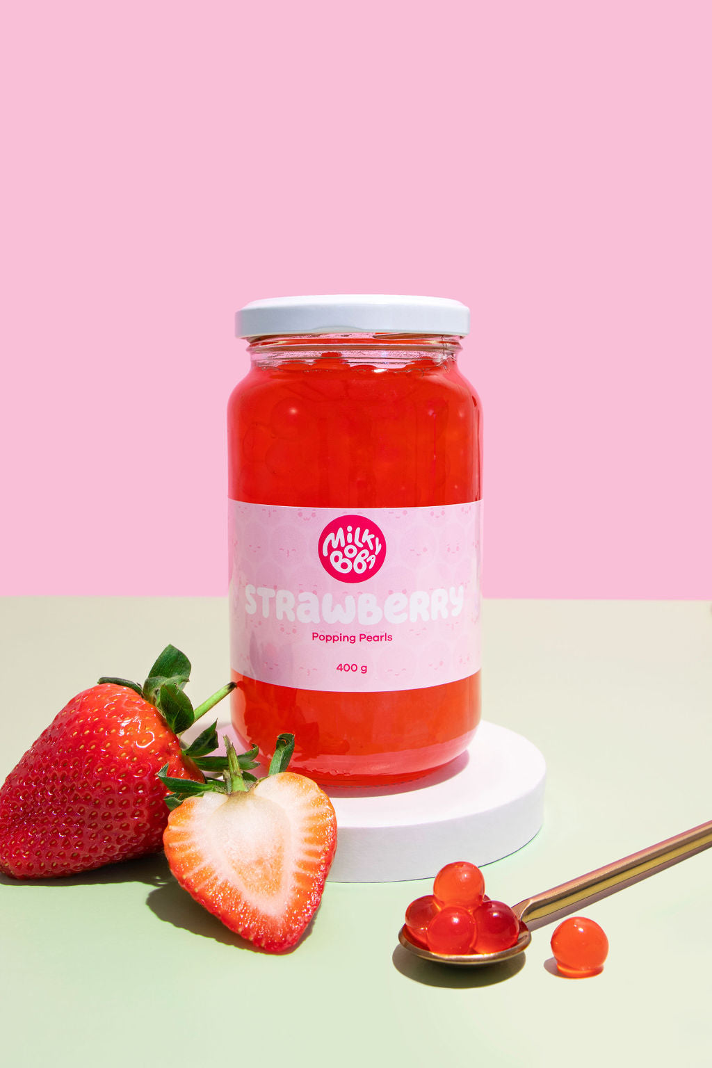 Strawberry Popping Pearls Jar