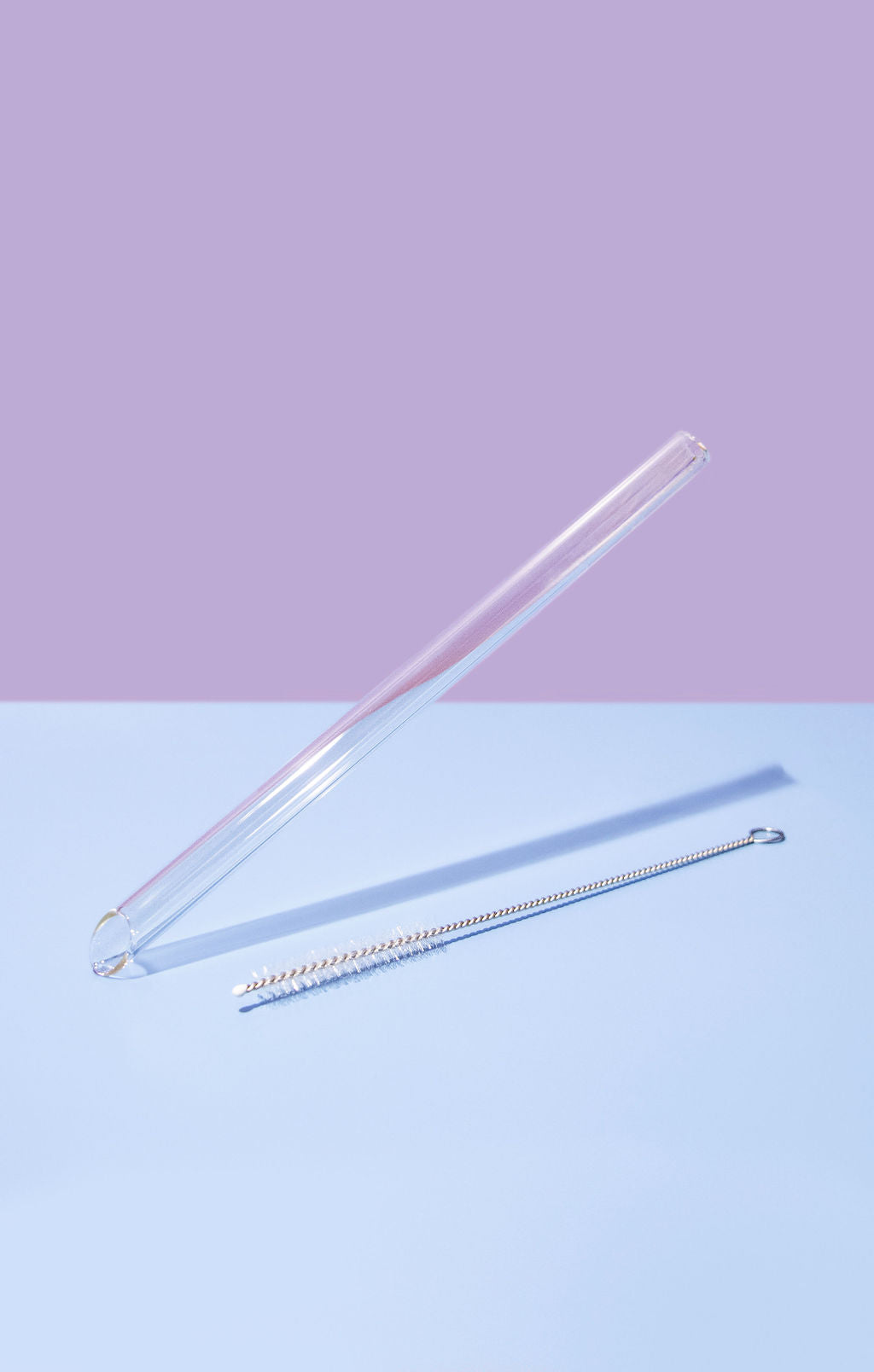 Glass Boba Straw and cleaning brush