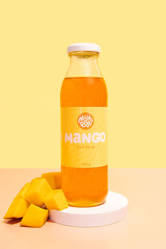Mango Fruit Syrup with real fruit chunks