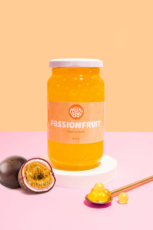 Passion fruit popping pearls jar